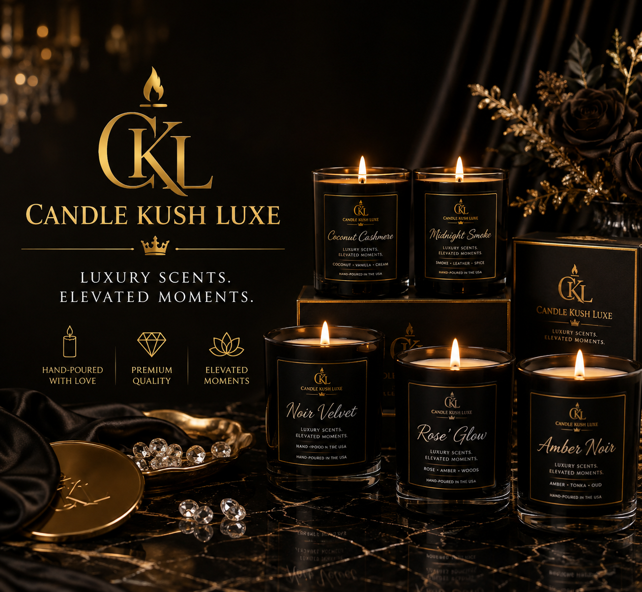 Candle Kush Luxe Luxury Scented Candles