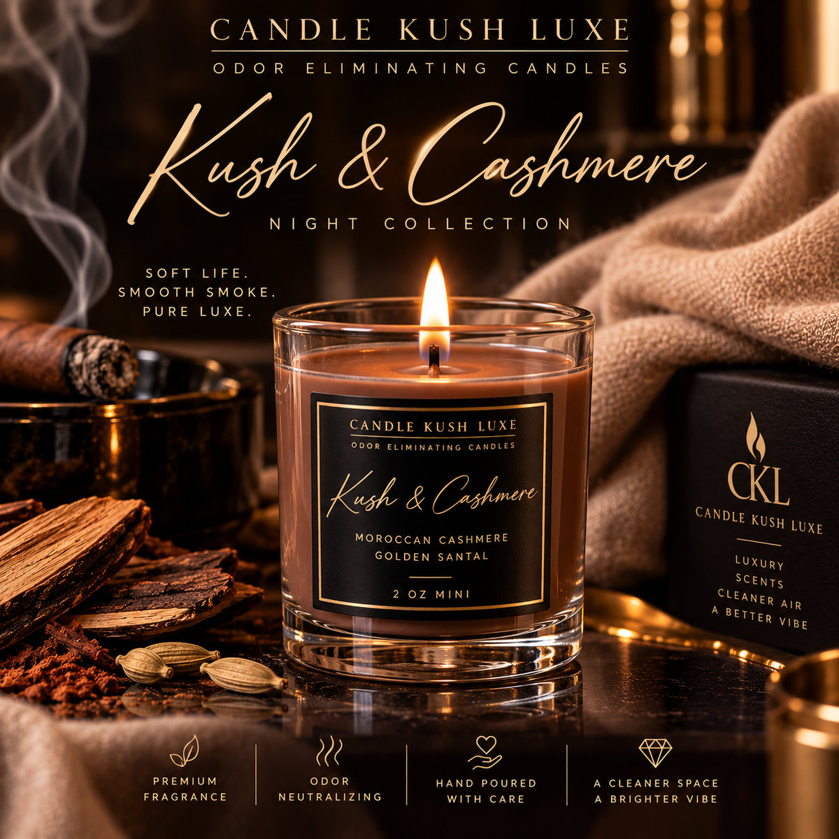 🖤 Kush & Cashmere — 2 oz Mini